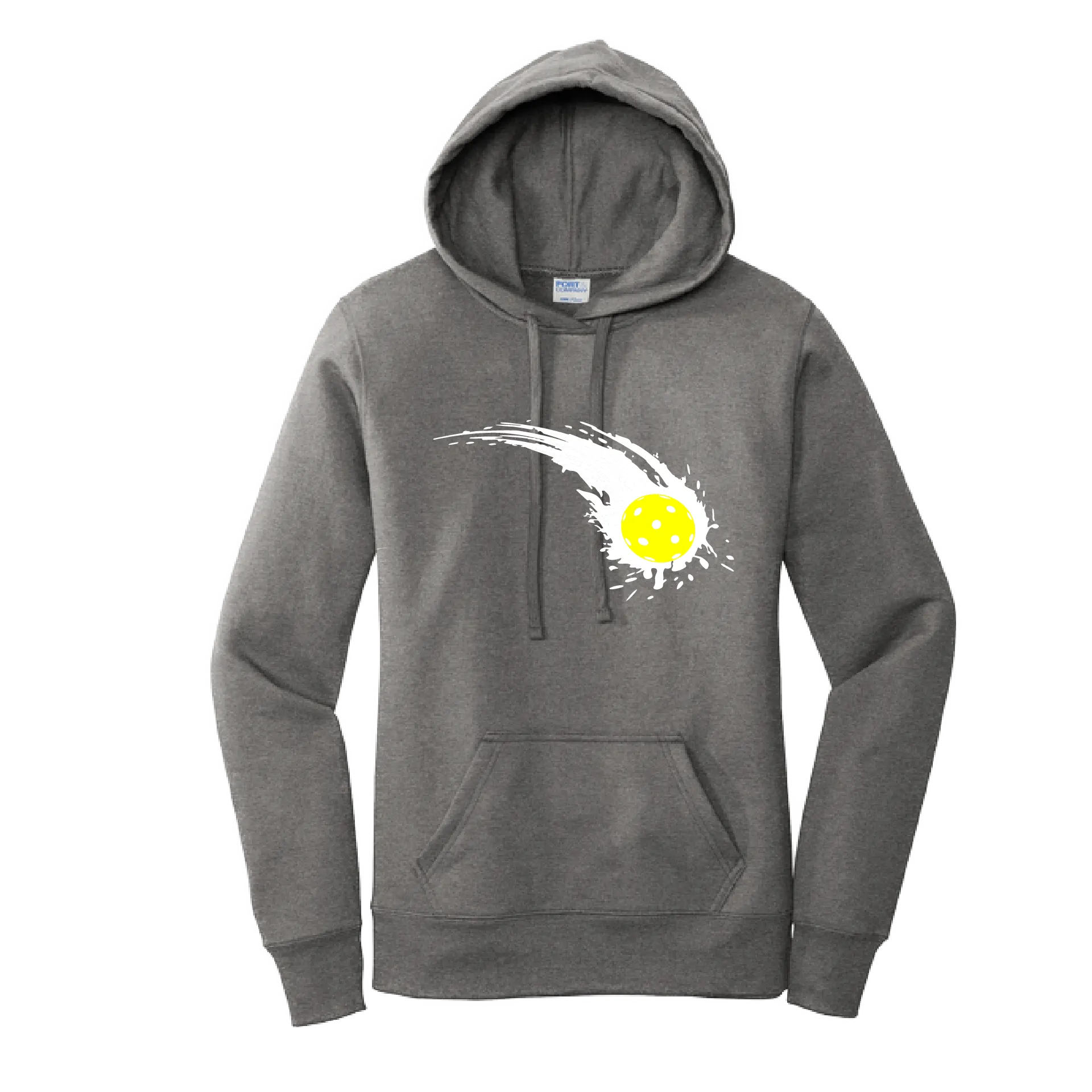 Pickleball Impact | Women’s Fitted Hoodie Pickleball Sweatshirt | 50% Cotton 50% Poly Fleece