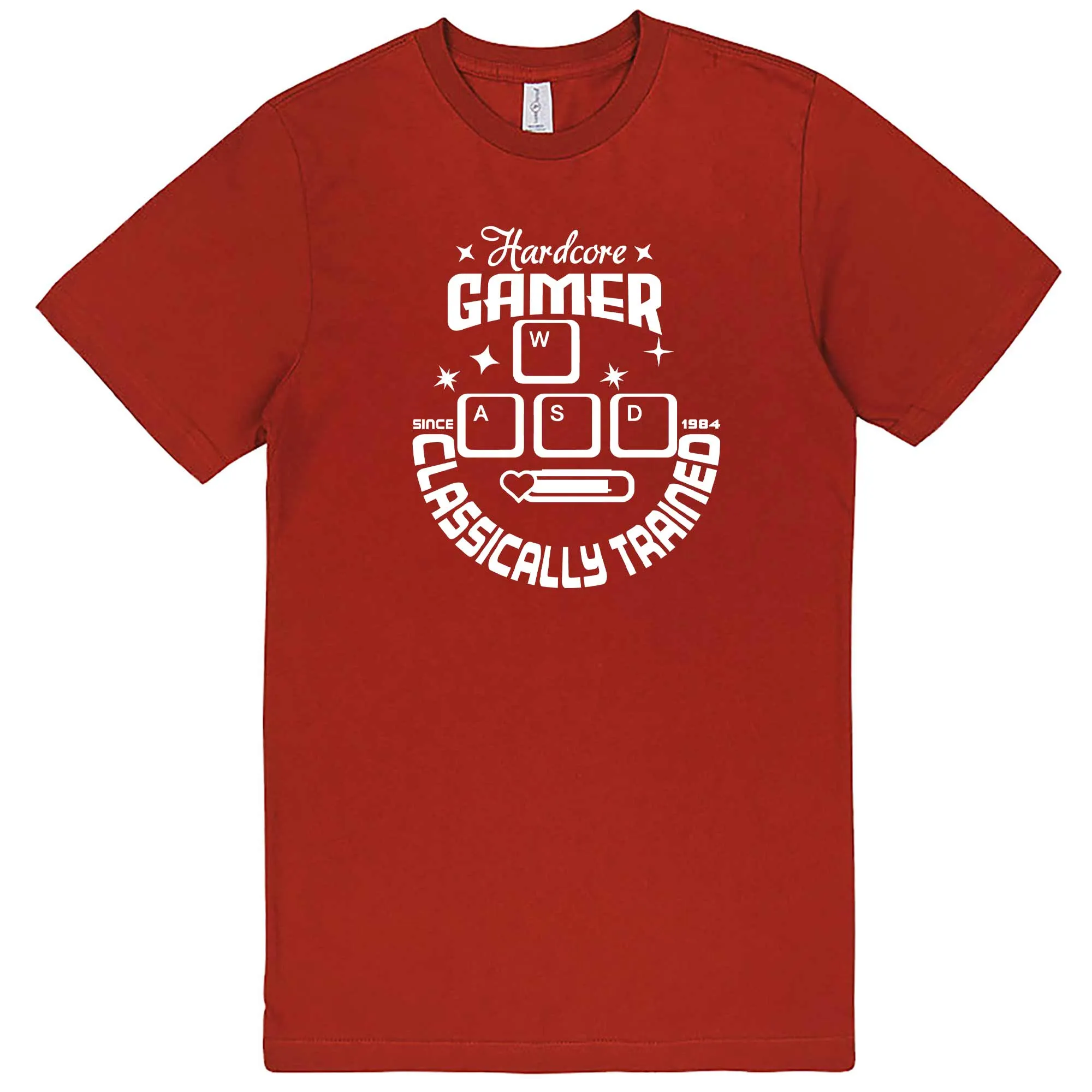 "Hardcore Gamer, Classically Trained" men's t-shirt