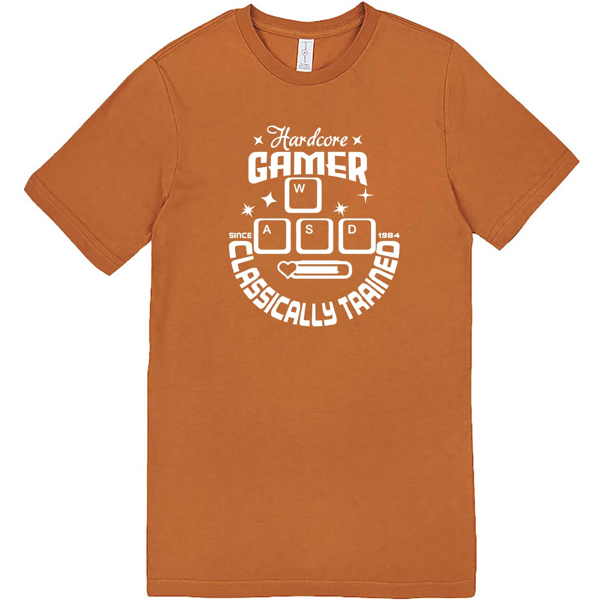 "Hardcore Gamer, Classically Trained" men's t-shirt
