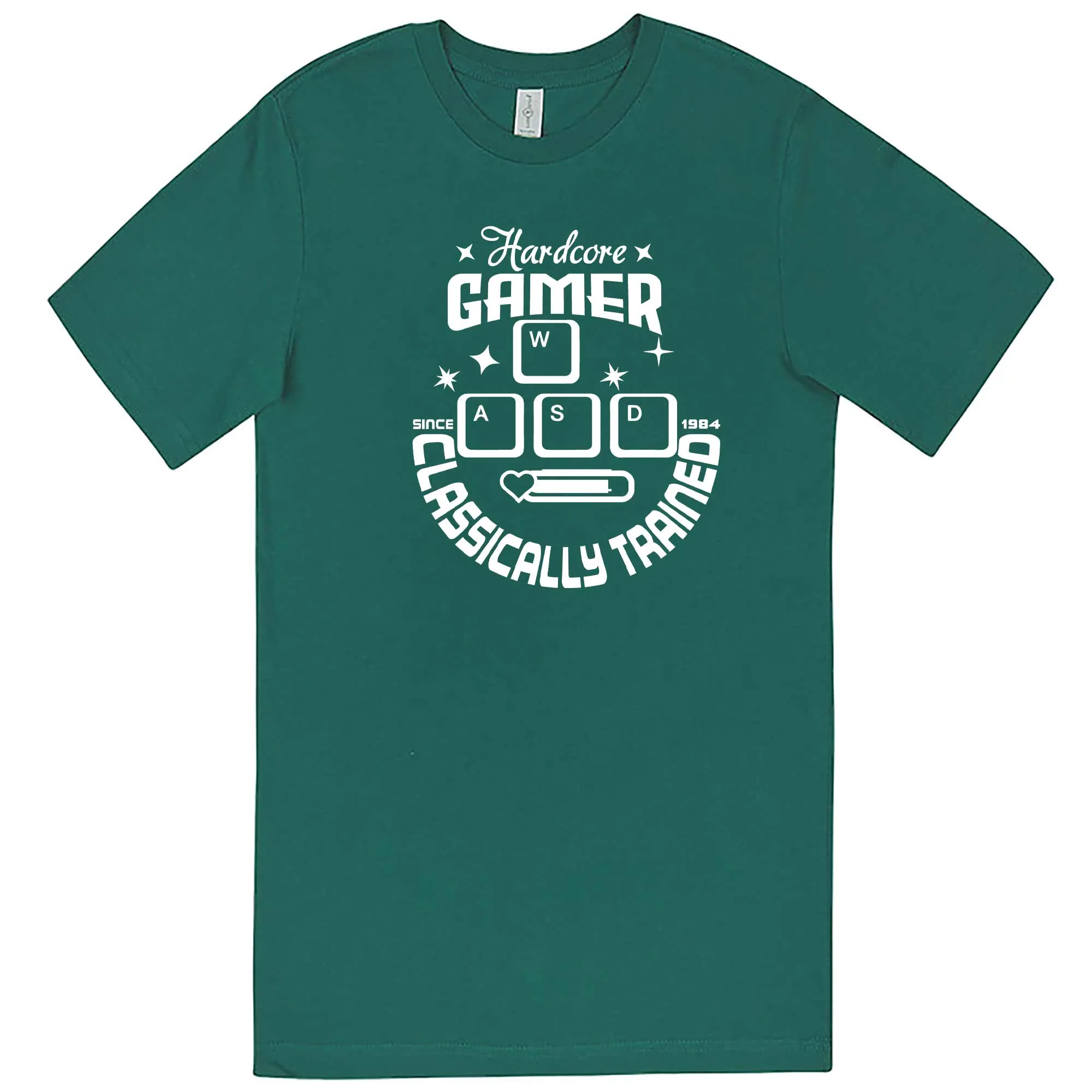 "Hardcore Gamer, Classically Trained" men's t-shirt