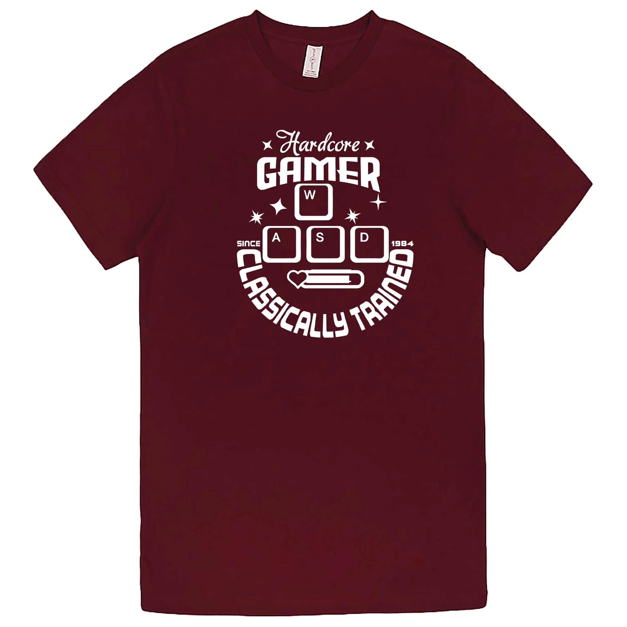 "Hardcore Gamer, Classically Trained" men's t-shirt