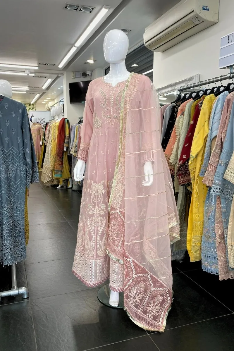 Sada Bahar Embroidered Party Wear Pakistani Dress SBA96
