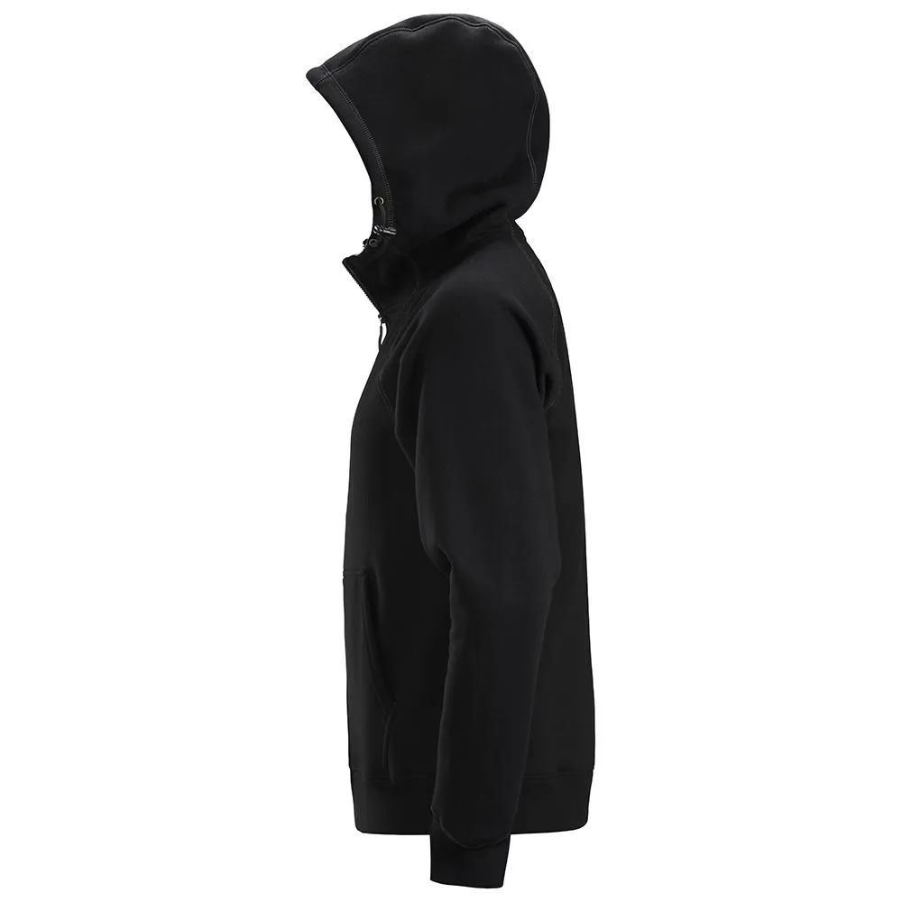 Snickers&#x20;2888&#x20;AllroundWork,&#x20;Logo&#x20;Full&#x20;Zip&#x20;Hoodie&#x20;-&#x20;Black