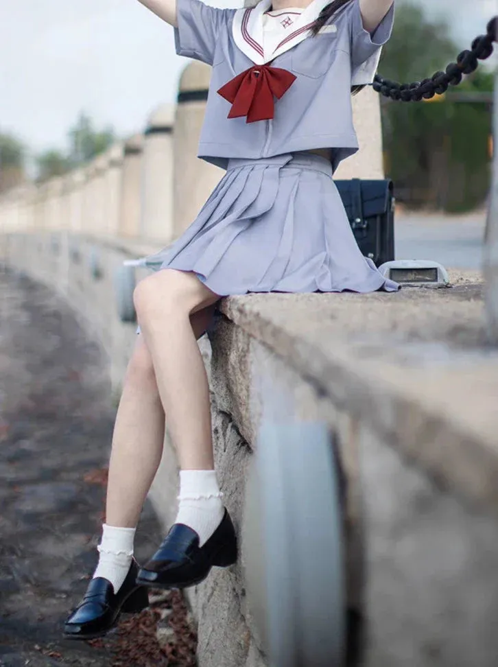 Suit Sailor Set Summer Line Kamome Original