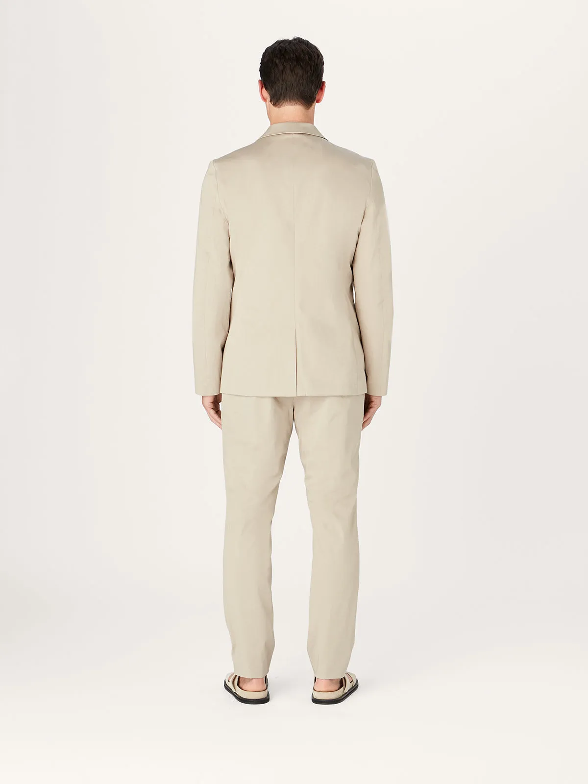 The 24 Blazer || Beige | Stretch Cotton