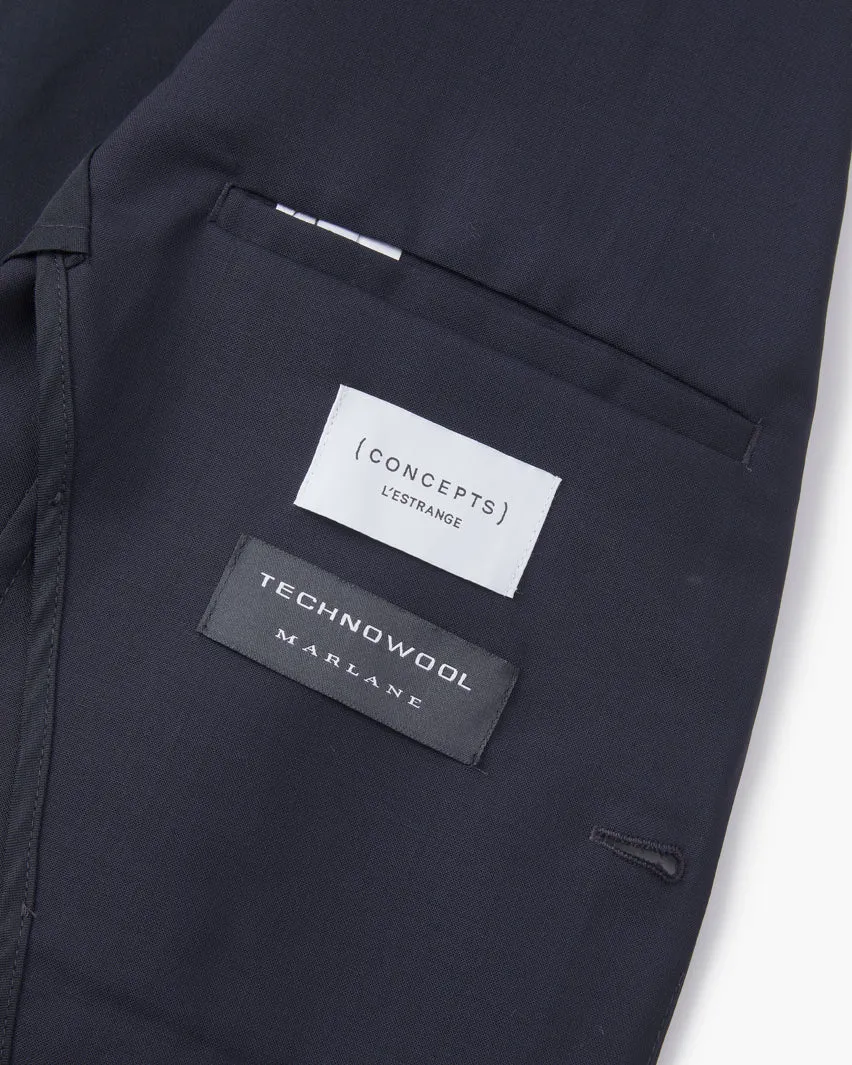 Navy Tropical Wool Suit - Stylish and Comfortable