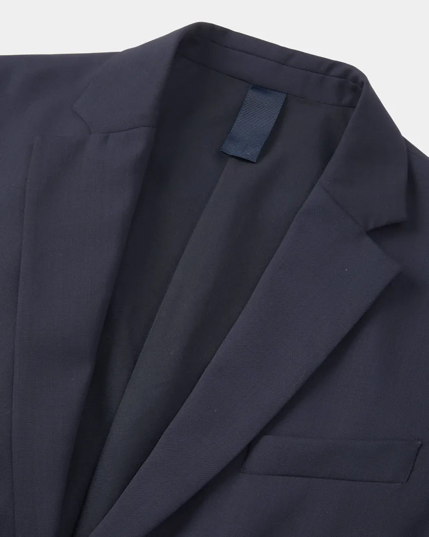 Navy Tropical Wool Suit - Stylish and Comfortable