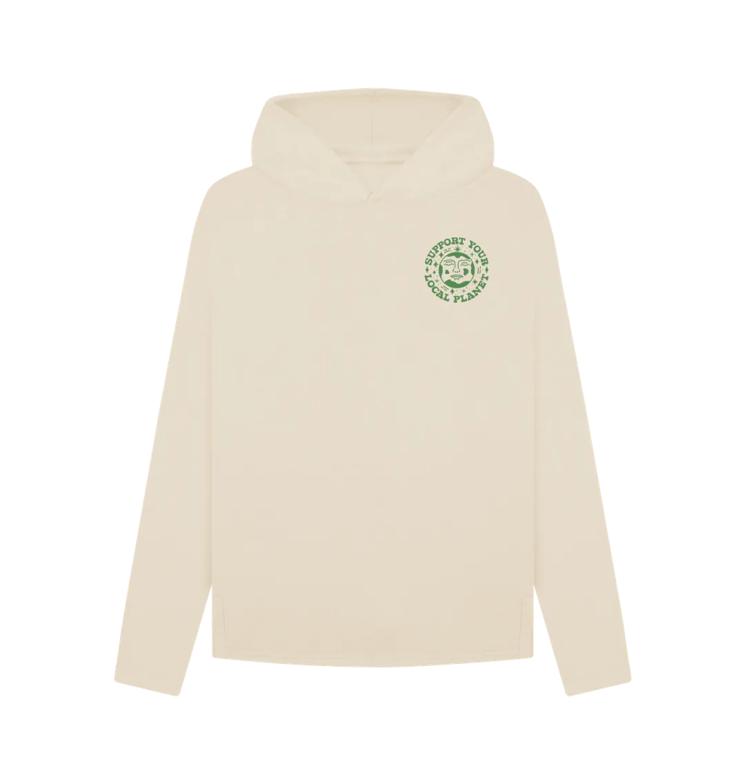 The Women's Support Your Local Planet hoodie