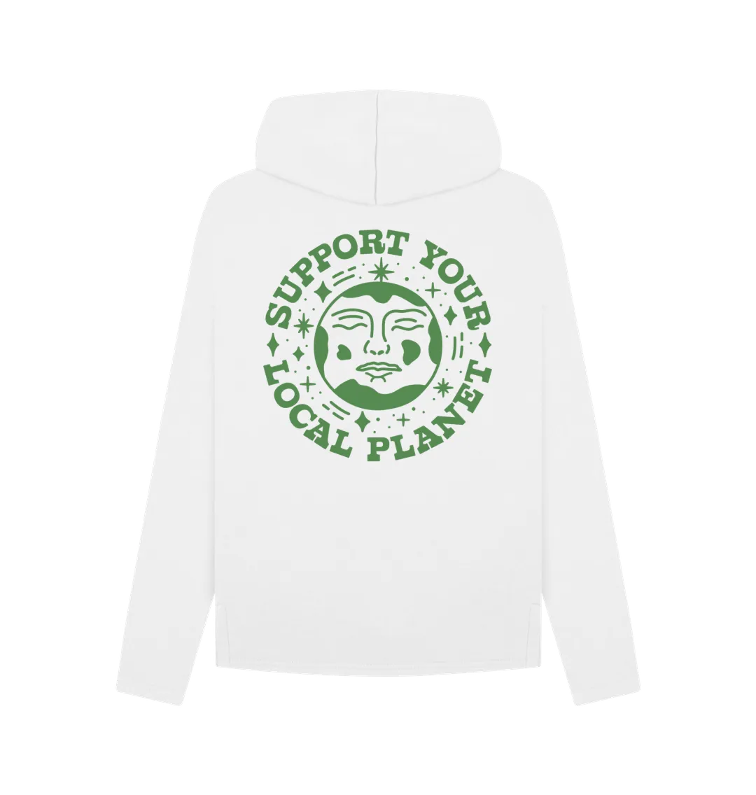 The Women's Support Your Local Planet hoodie