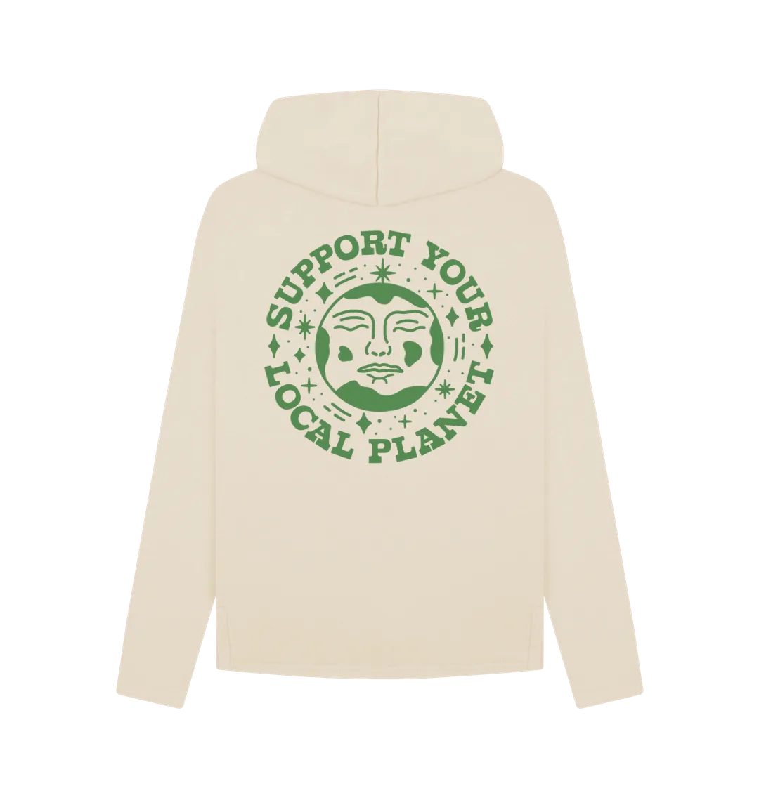 The Women's Support Your Local Planet hoodie
