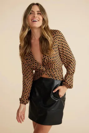Valet PU Mini Skirt