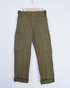Vintage Fatigue Cargo Trousers