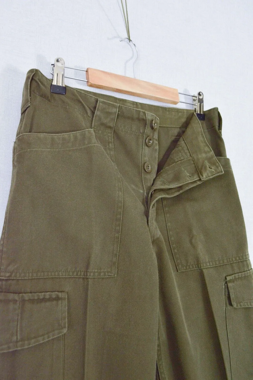 Vintage Fatigue Cargo Trousers