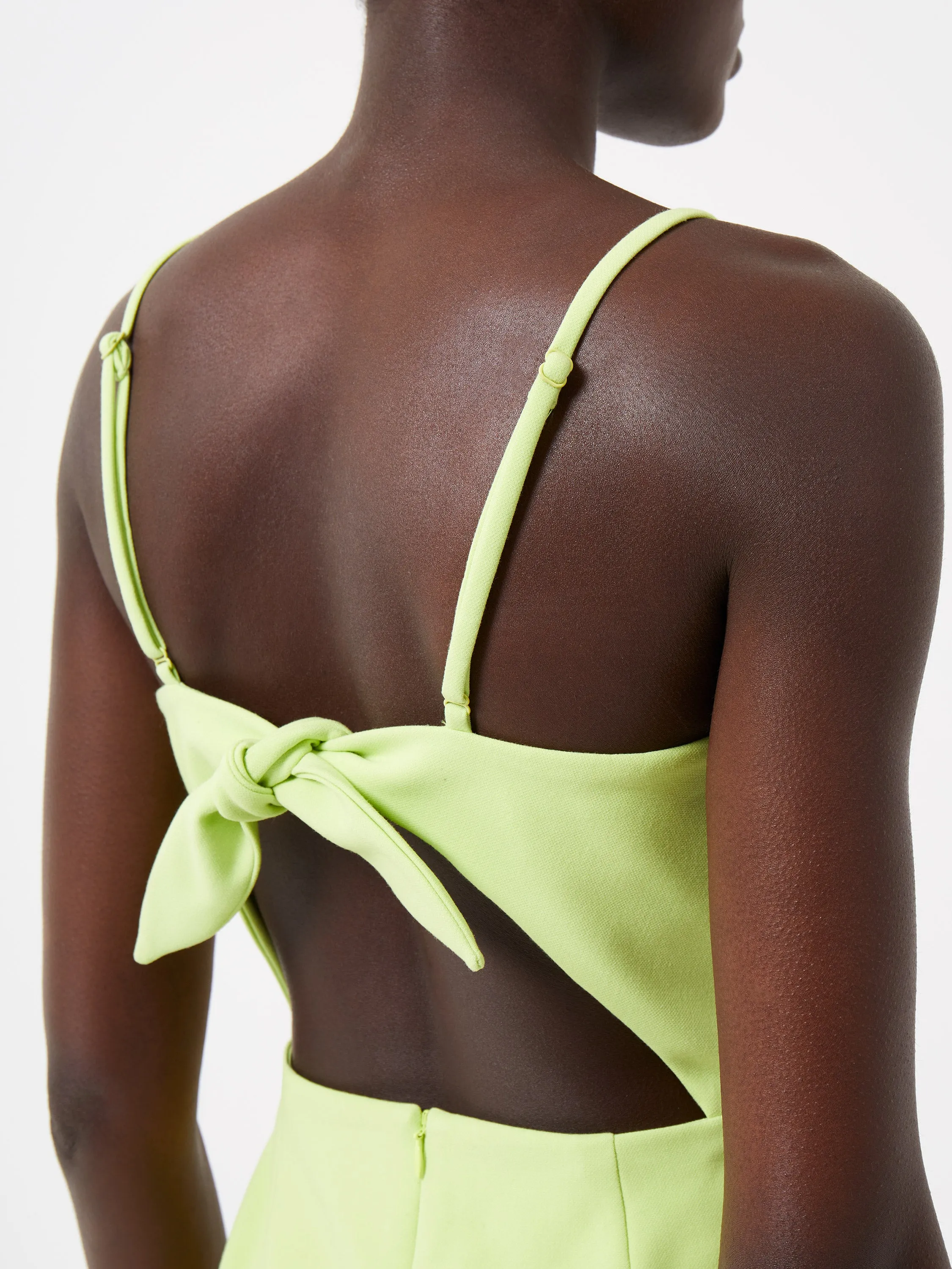 Whisper Tie Back Sweetheart Dress