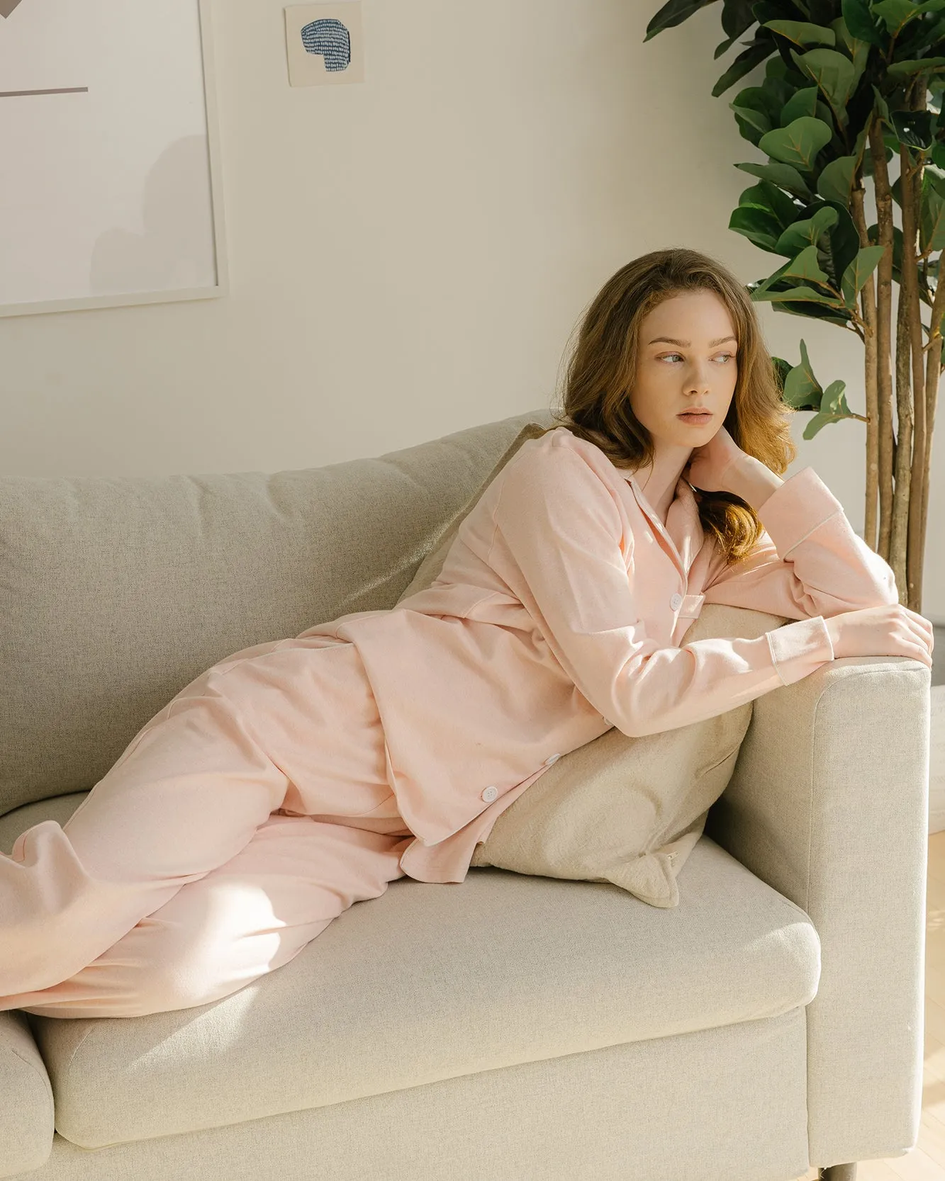 Women's Long-sleeved Loungewear Set