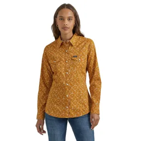 Women's Wrangler® Western Dress Snap Shirt 112353165