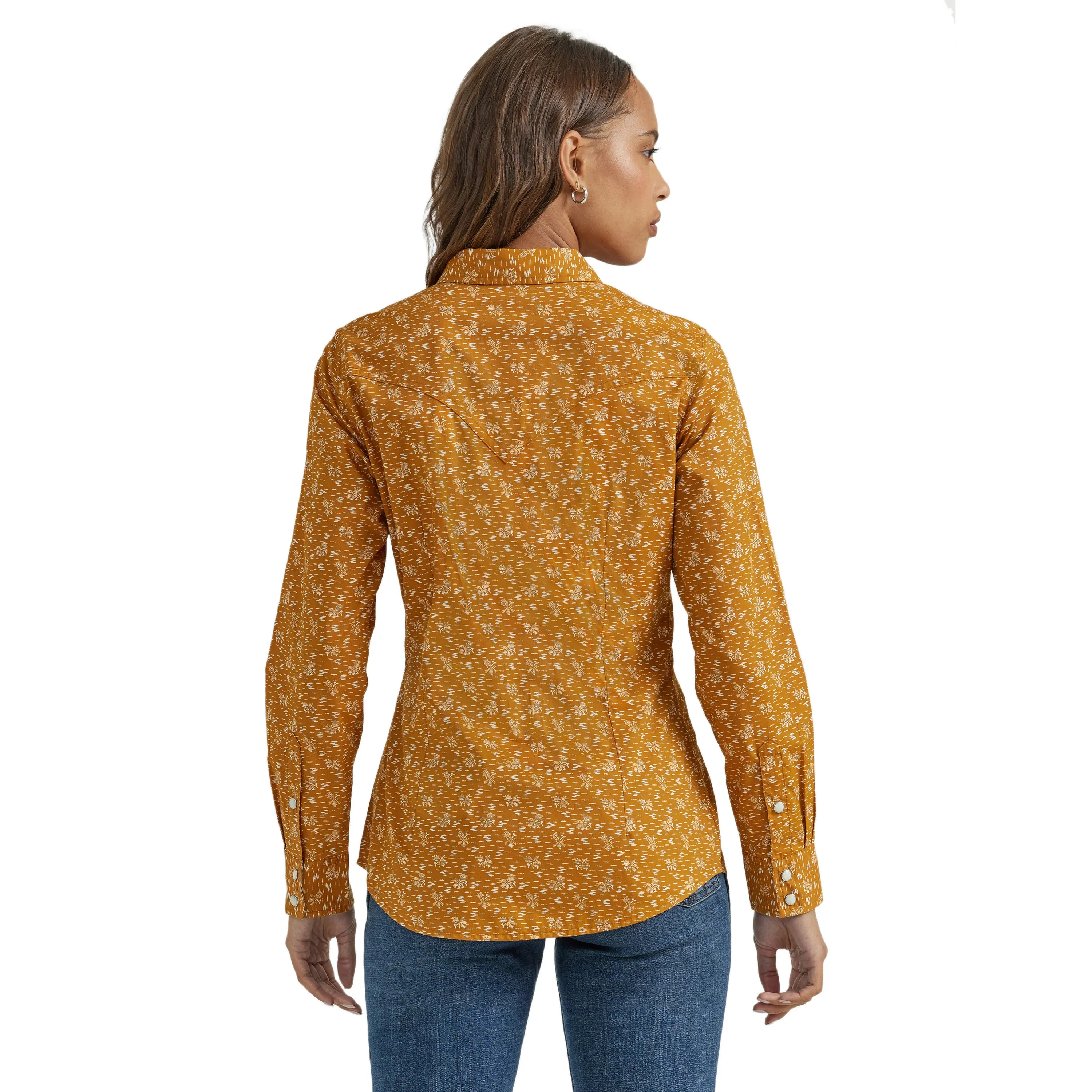 Women's Wrangler® Western Dress Snap Shirt 112353165